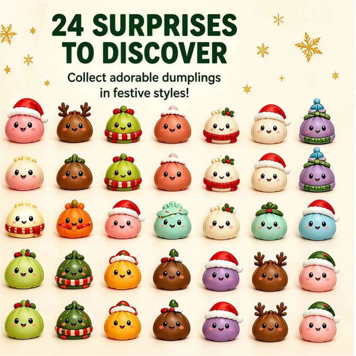 Christmas Squishy Advent Calendar: 24 Days of Surprises