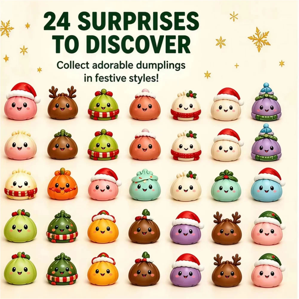 Christmas Squishy Advent Calendar: 24 Days of Surprises