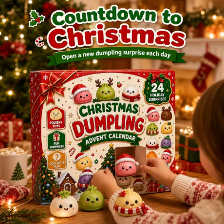 Christmas Squishy Advent Calendar: 24 Days of Surprises