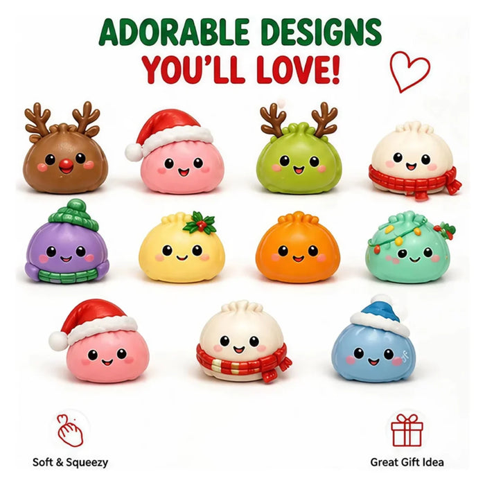 Christmas Squishy Advent Calendar: 24 Days of Surprises