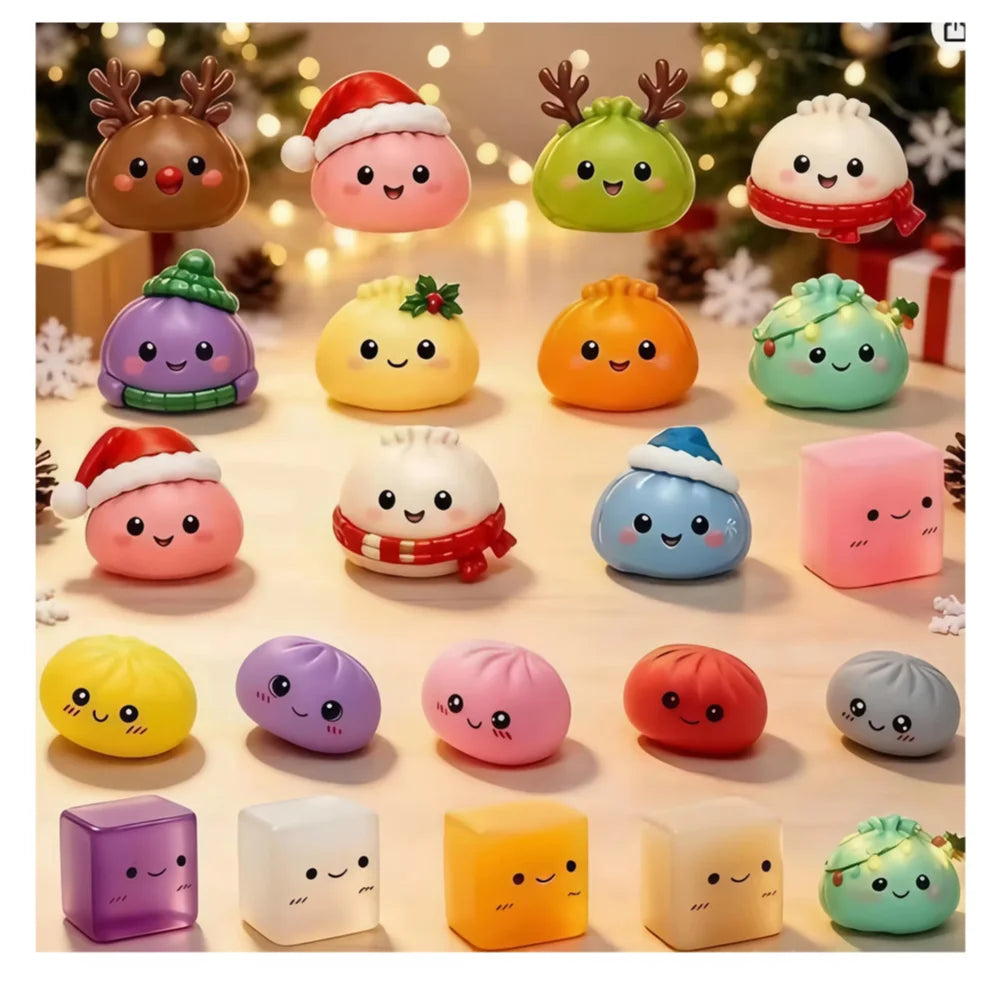 Christmas Squishy Advent Calendar: 24 Days of Surprises